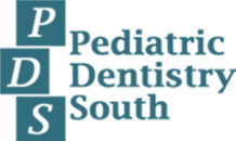 Pediatric Dentistry South logo in stormy teal
